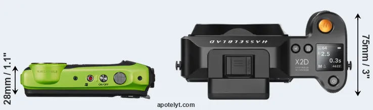 Compare XP120 versus X2D 100C top