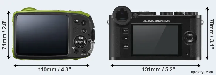 Comparison XP120 or CL rear