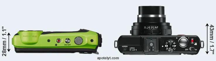 Compare XP120 versus D-LUX 5 top