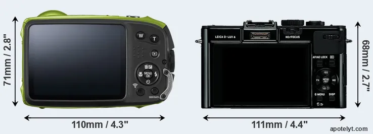 Comparison XP120 or D-LUX 6 rear