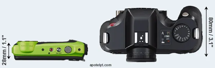 Compare XP120 versus S2 top