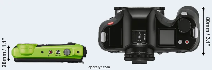 Compare XP120 versus S3 top