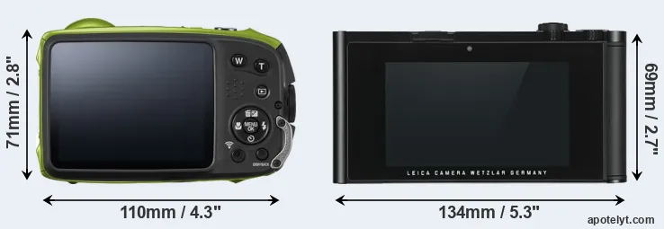 Comparison XP120 or TL rear