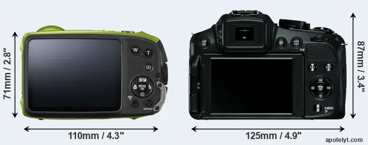 Comparison XP120 or V-LUX 4 rear