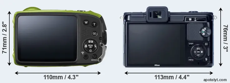 Comparison XP120 or V1 rear