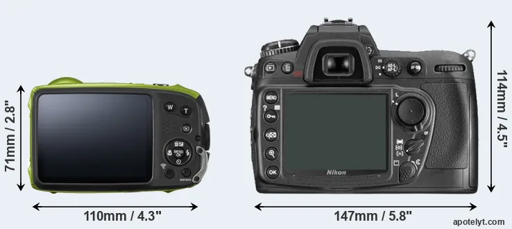 Comparison XP120 or D300 rear