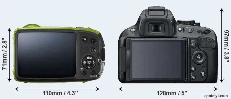Comparison XP120 or D5100 rear