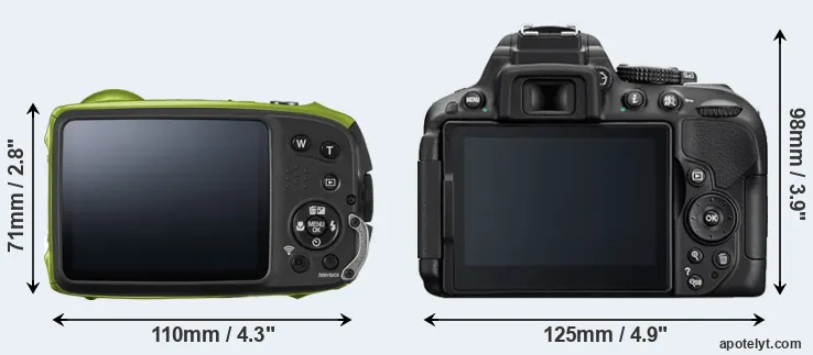 Comparison XP120 or D5300 rear