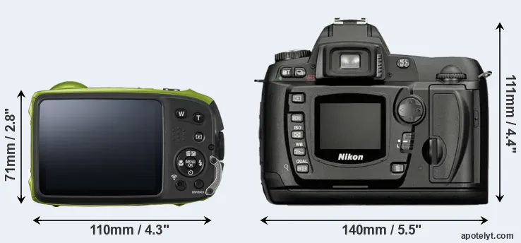 Comparison XP120 or D70 rear