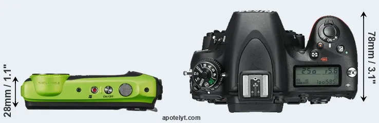 Compare XP120 versus D750 top