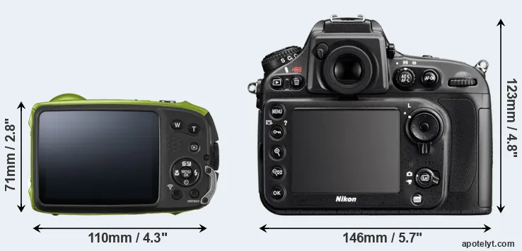 Comparison XP120 or D800E rear