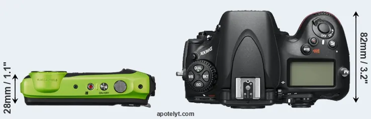 Compare XP120 versus D800E top