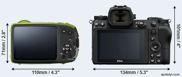 Comparison XP120 or Z7 rear