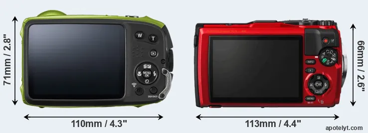 Comparison XP120 or TG-5 rear