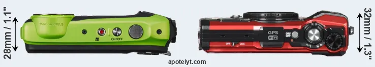 Compare XP120 versus TG-5 top