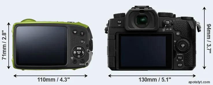 Comparison XP120 or G95 rear