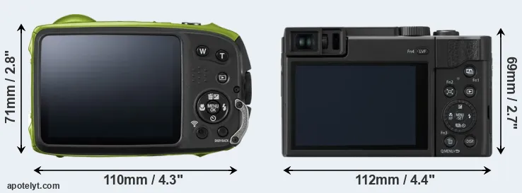 Comparison XP120 or ZS80 rear
