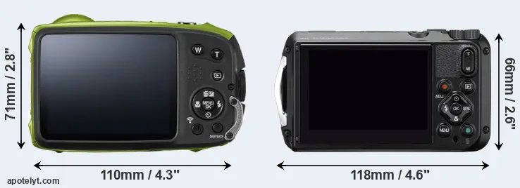 Comparison XP120 or WG-6 rear