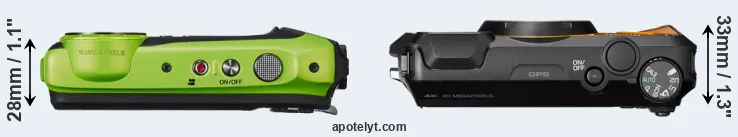Compare XP120 versus WG-6 top