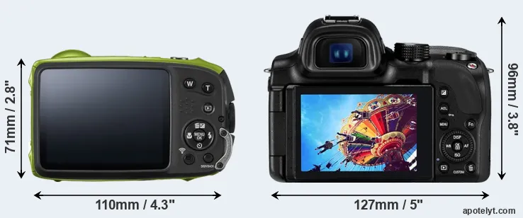 Comparison XP120 or NX30 rear