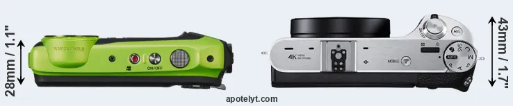 Compare XP120 versus NX500 top