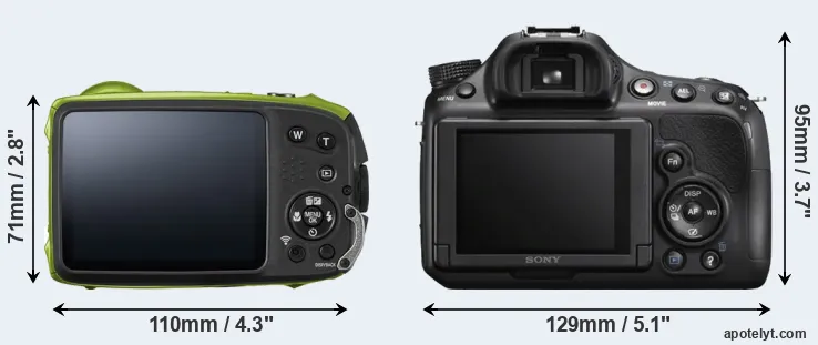 Comparison XP120 or A58 rear