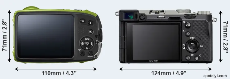 Comparison XP120 or A7C rear