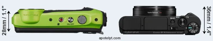 Compare XP120 versus HX95 top
