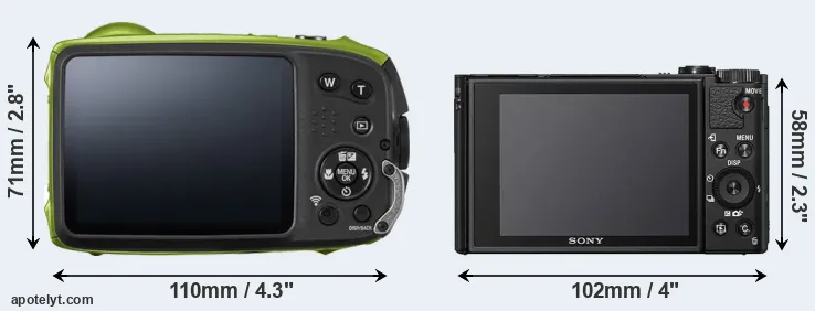 Comparison XP120 or HX99 rear