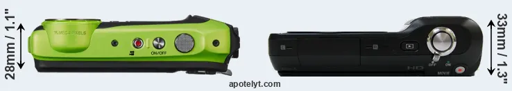 Compare XP120 versus NEX-3 top