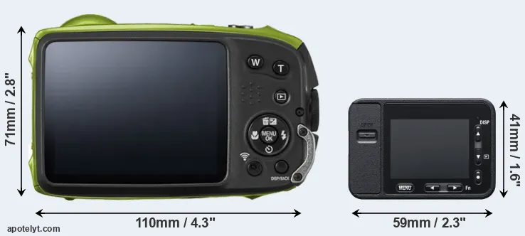 Comparison XP120 or RX0 rear