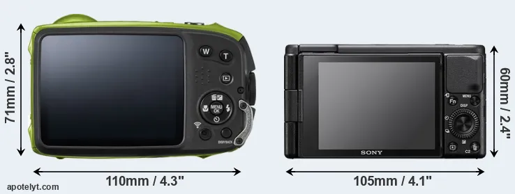 Comparison XP120 or ZV-1 rear