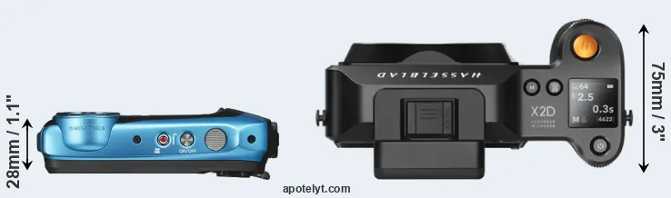 Compare XP130 versus X2D 100C top