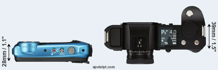 Compare XP130 versus Leica SL top