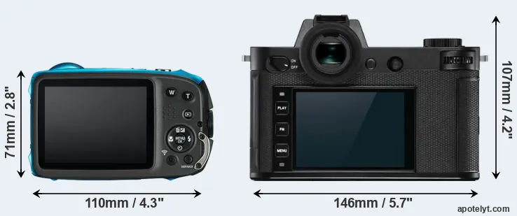 Comparison XP130 or Leica SL2-S rear