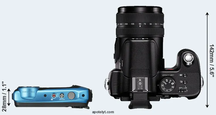 Compare XP130 versus V-LUX 1 top
