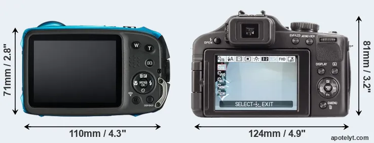 Comparison XP130 or V-LUX 3 rear