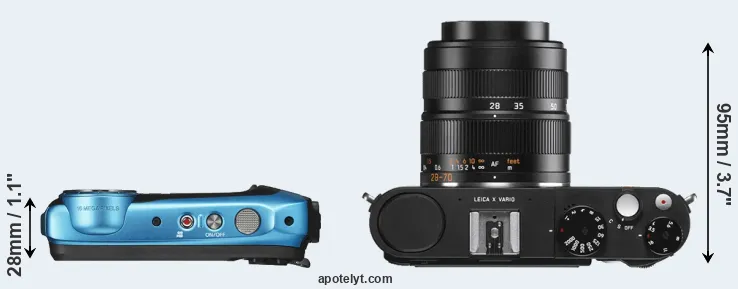 Compare XP130 versus X Vario top