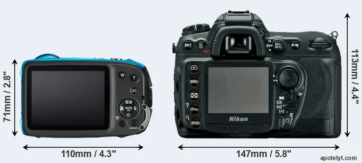 Comparison XP130 or D200 rear