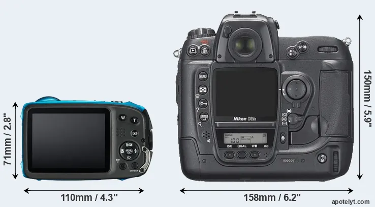 Comparison XP130 or D2Xs rear