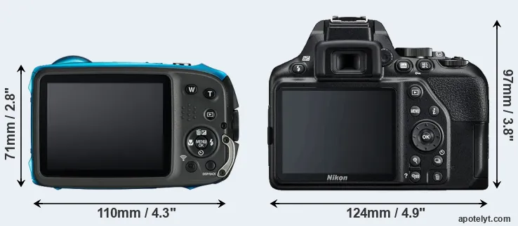 Comparison XP130 or D3500 rear