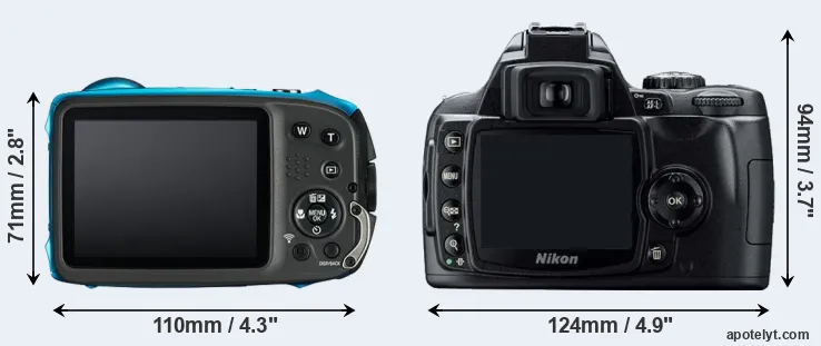 Comparison XP130 or D40 rear