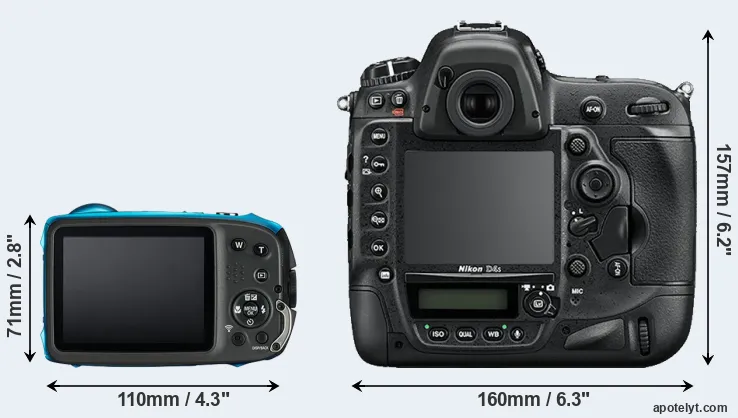 Comparison XP130 or D4S rear