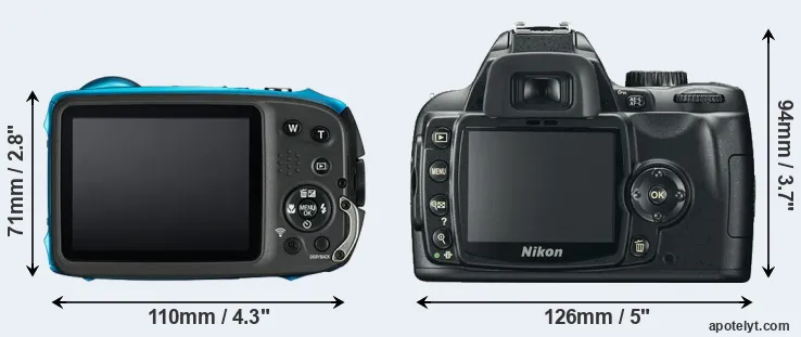 Comparison XP130 or D60 rear