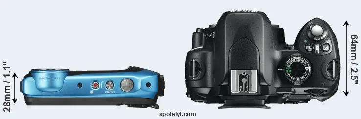 Compare XP130 versus D60 top