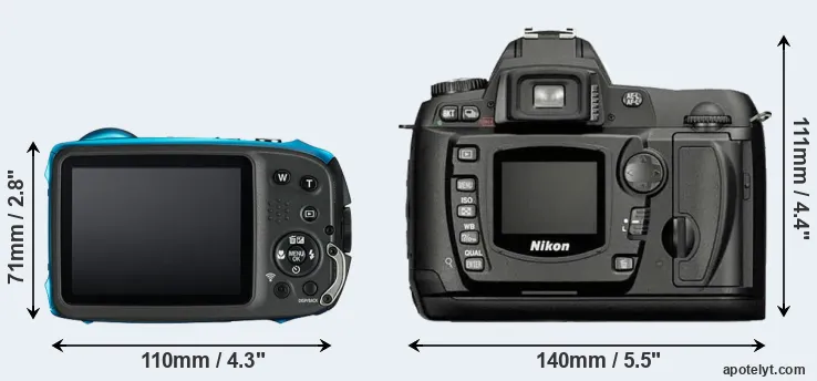 Comparison XP130 or D70 rear