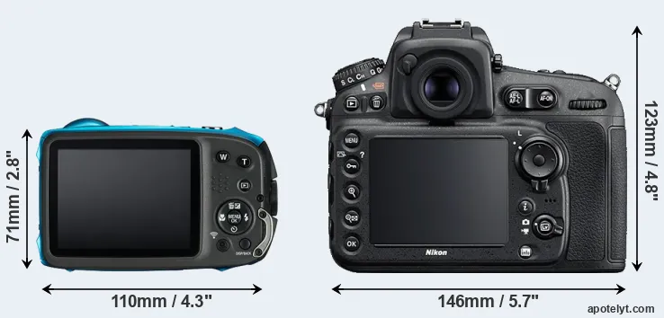 Comparison XP130 or D810 rear