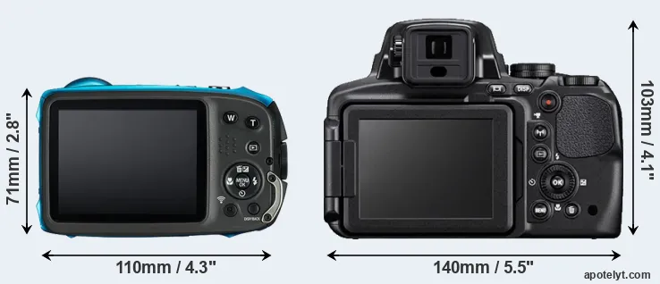 Comparison XP130 or P900 rear