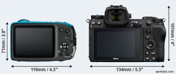 Comparison XP130 or Z6 rear
