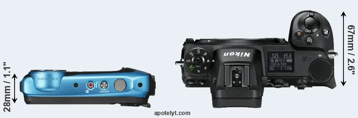Compare XP130 versus Z6 top